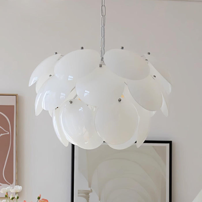 Luminous Petal Glass Chandelier - DWHOME