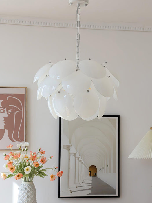 Luminous Petal Glass Chandelier - DWHOME