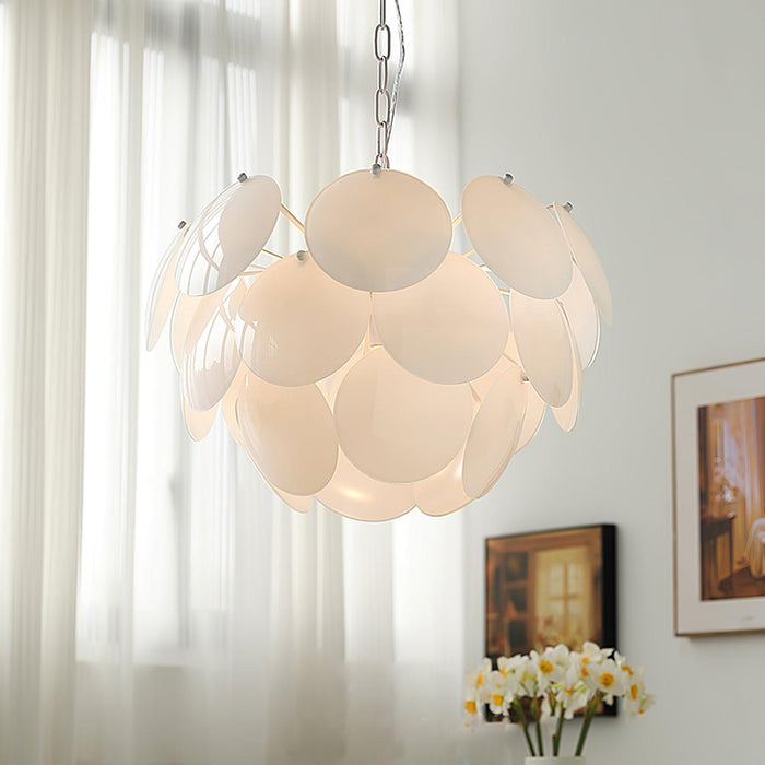 Luminous Petal Glass Chandelier - DWHOME