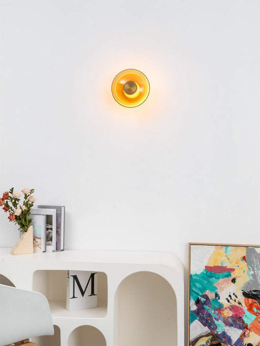 Luna A Disc Sconce-DWHOME