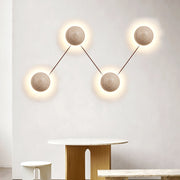 Luna Travertine Wall Light-DWHOME