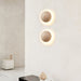 Luna Travertine Wall Light-DWHOME