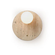 Luna Travertine Wall Sconce-DWHOME