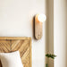 Luna Travertine Wall Sconce-DWHOME