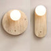 Luna Travertine Wall Sconce-DWHOME