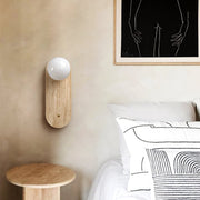 Luna Travertine Wall Sconce-DWHOME