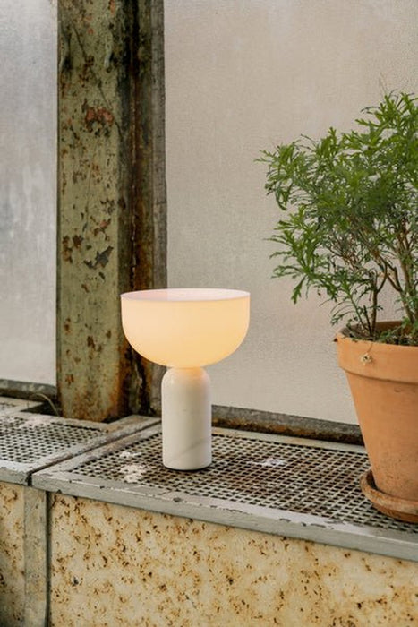 Lunara Marble Table Lamp-DWHOME