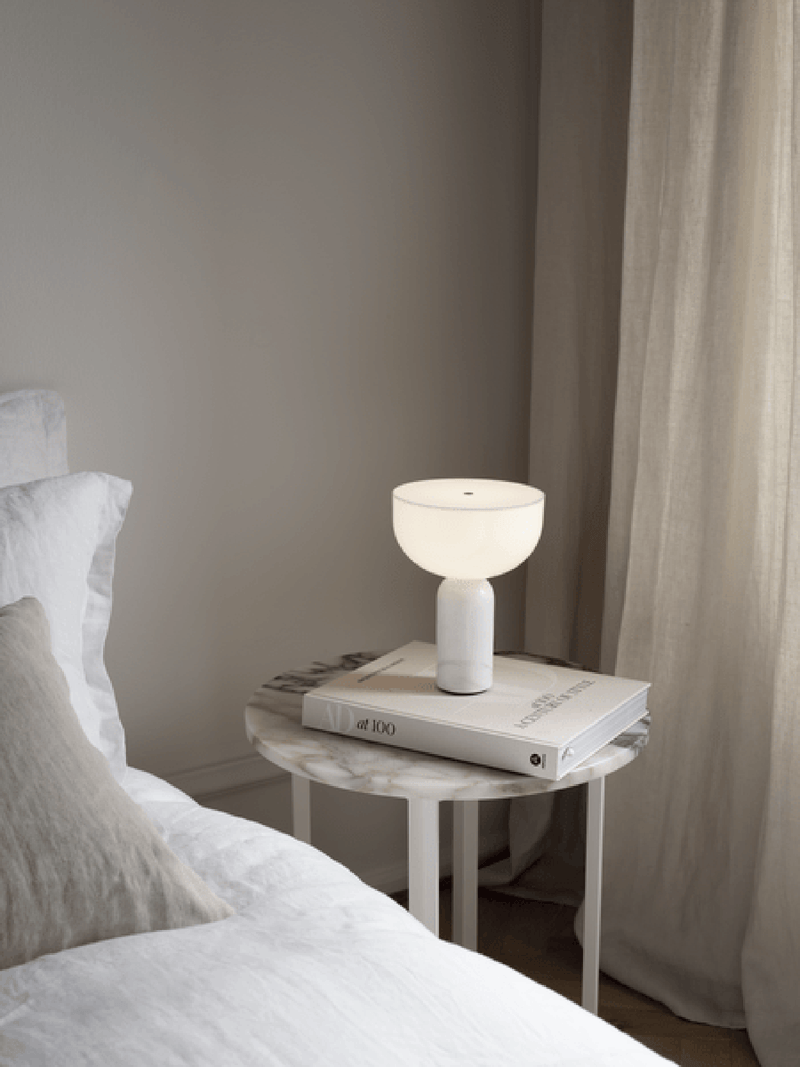 Lunara Marble Table Lamp-DWHOME