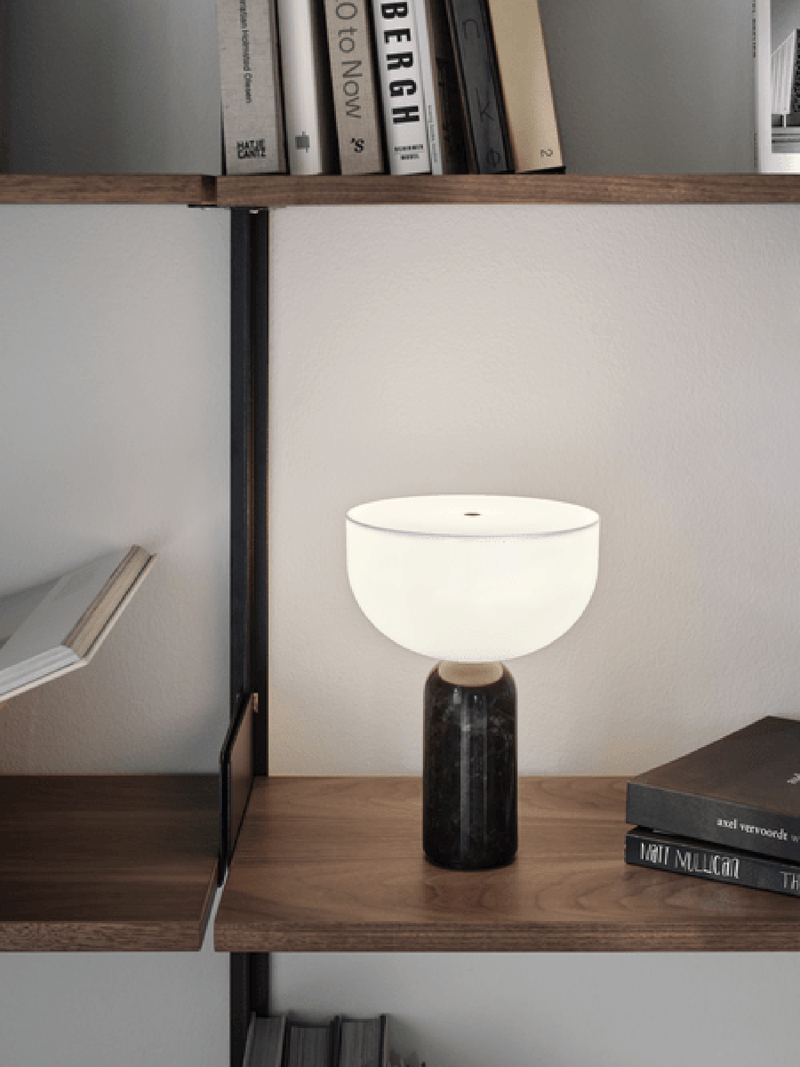 Lunara Marble Table Lamp-DWHOME
