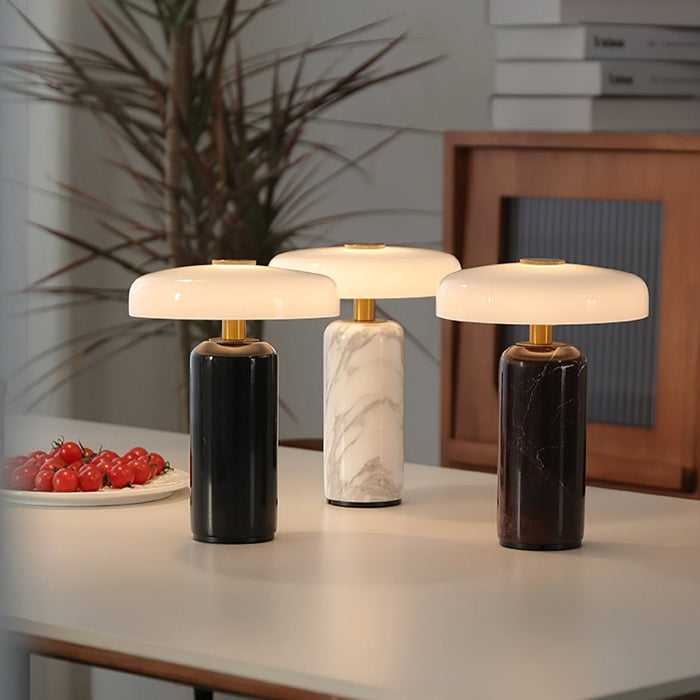 Lunara Marble Table Lamp-DWHOME