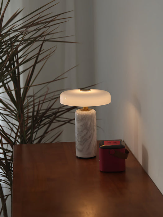 Lunara Marble Table Lamp-DWHOME