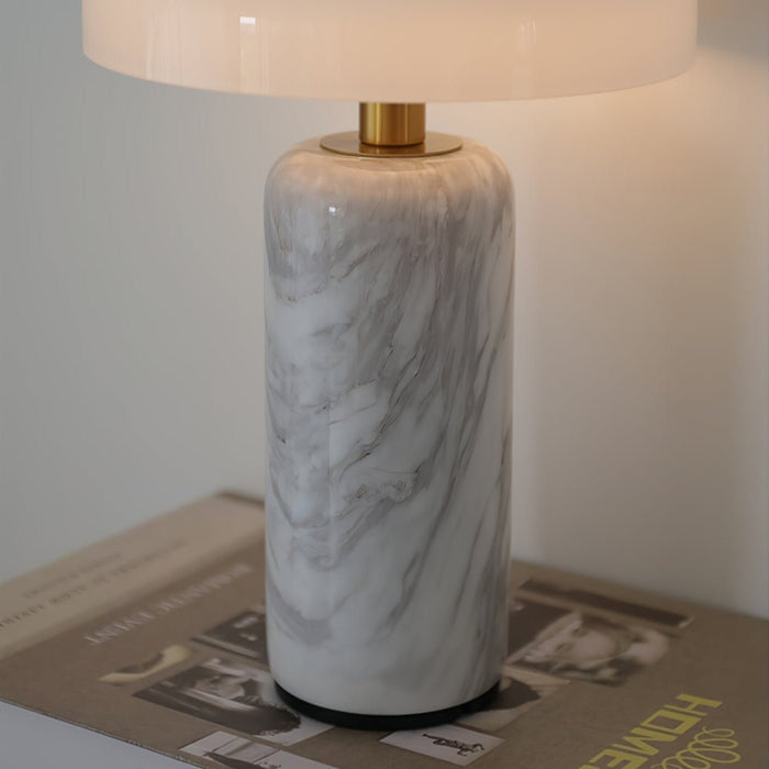 Lunara Marble Table Lamp-DWHOME