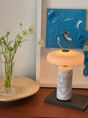 Lunara Marble Table Lamp-DWHOME