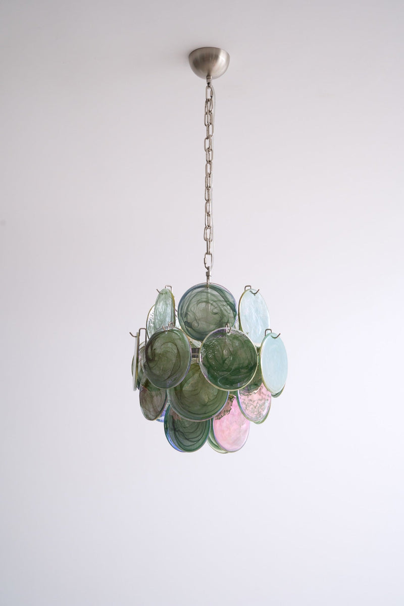 Lunaria Disc Murano Chandelier-DWHOME