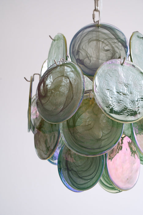 Lunaria Disc Murano Chandelier-DWHOME