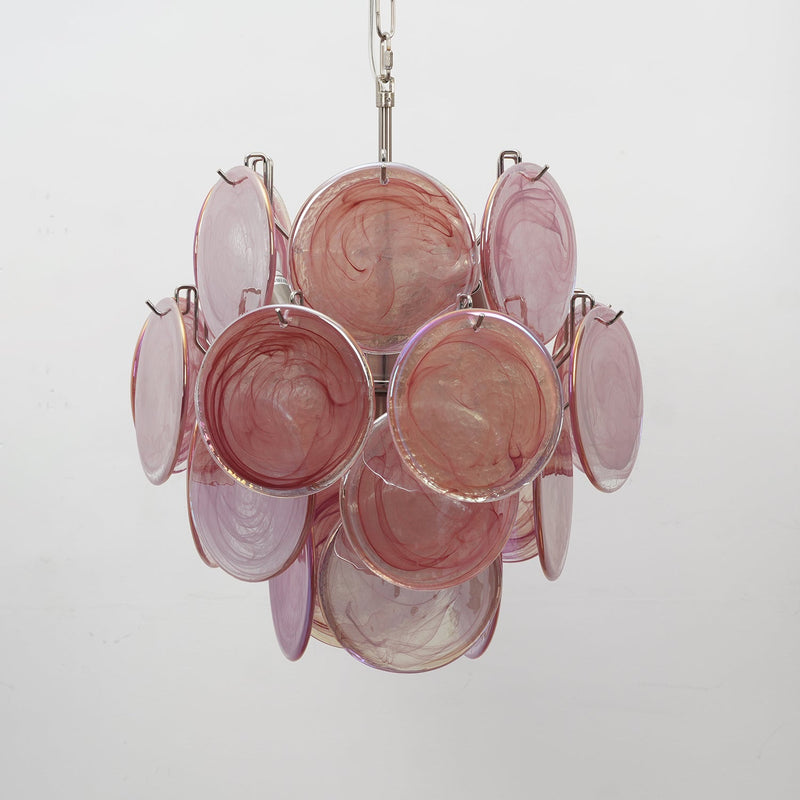 Lunaria Disc Murano Chandelier-DWHOME