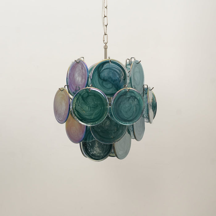 Lunaria Disc Murano Chandelier-DWHOME