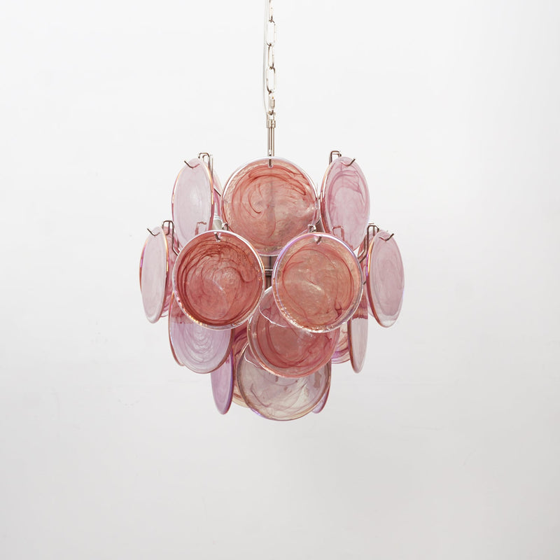 Lunaria Disc Murano Chandelier-DWHOME