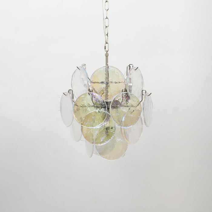 Lunaria Disc Murano Chandelier-DWHOME
