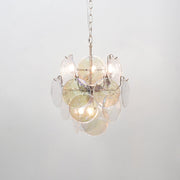 Lunaria Disc Murano Chandelier-DWHOME