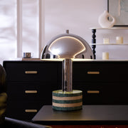 Luno Chrome Table Lamp-DWHOME
