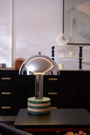 Luno Chrome Table Lamp-DWHOME