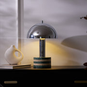 Luno Chrome Table Lamp-DWHOME