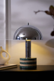 Luno Chrome Table Lamp-DWHOME