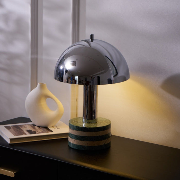 Luno Chrome Table Lamp-DWHOME