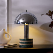 Luno Chrome Table Lamp-DWHOME