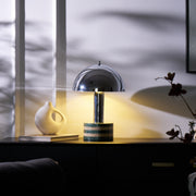Luno Chrome Table Lamp-DWHOME