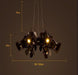 Lustra Black Industrial Chandelier.