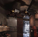 Lustra Black Industrial Chandelier.