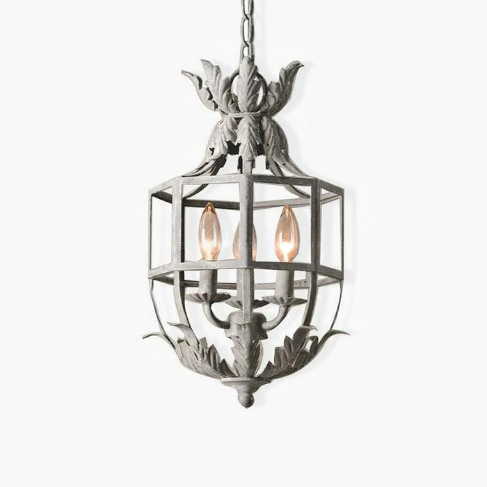 Lustre Retro Cage Chandelier.