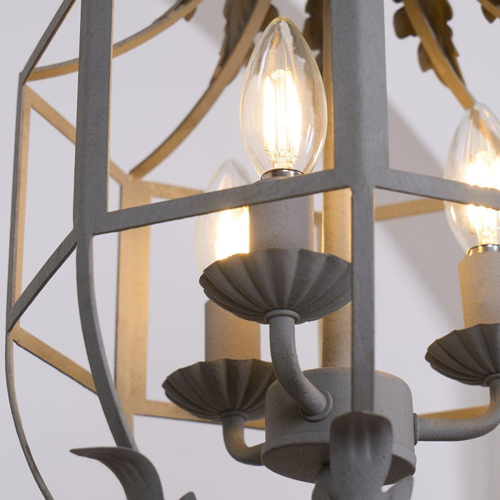 Lustre Retro Cage Chandelier-DWHOME