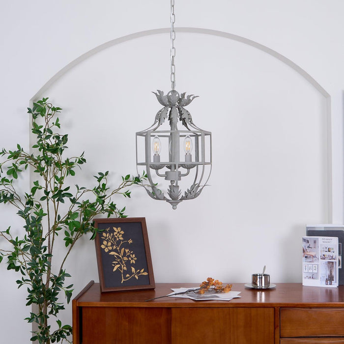 Lustre Retro Cage Chandelier-DWHOME