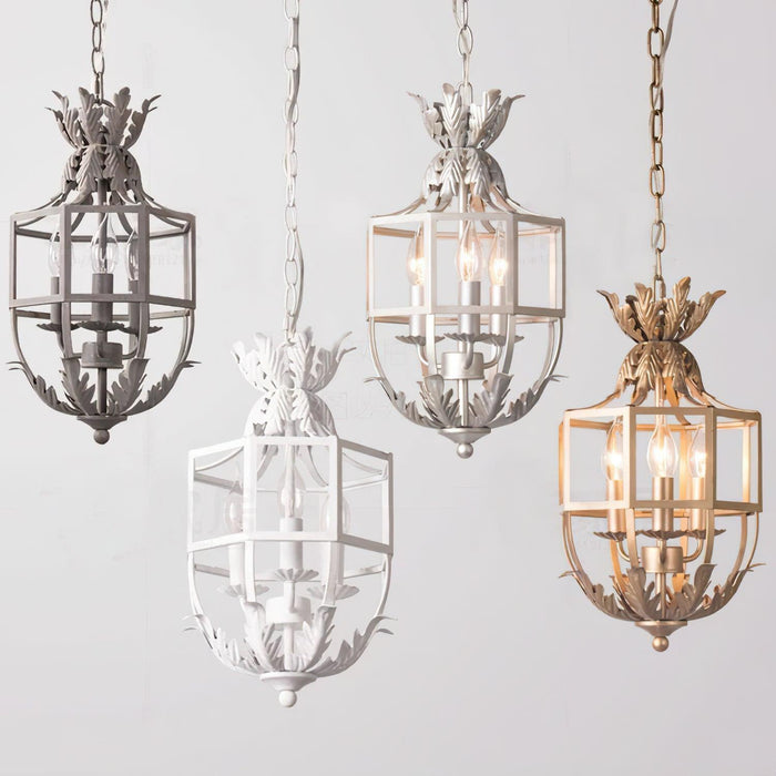 Lustre Retro Cage Chandelier.