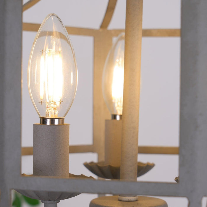Lustre Retro Cage Chandelier-DWHOME