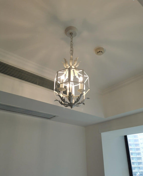 Lustre Retro Cage Chandelier.