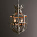 Lustre Retro Cage Chandelier.