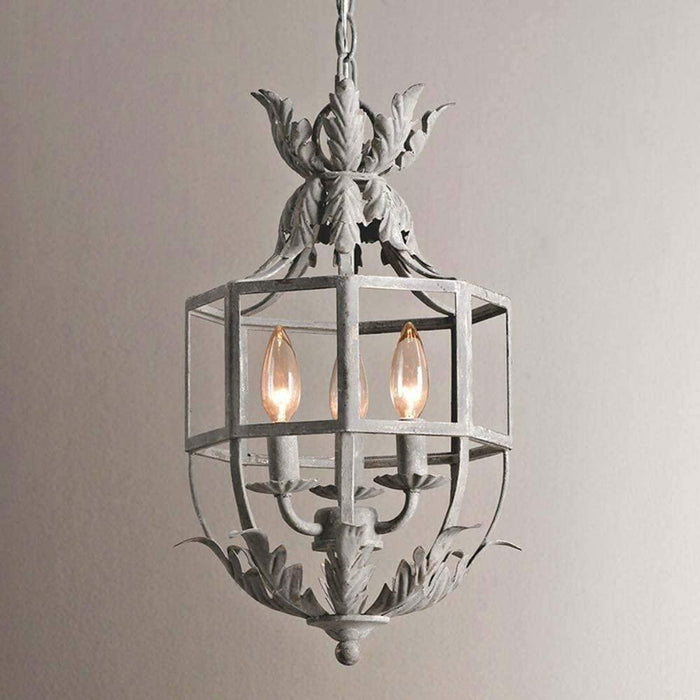 Lustre Retro Cage Chandelier.