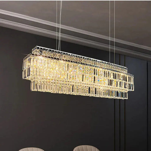 Luxury Linear Krsystal Chandelier.