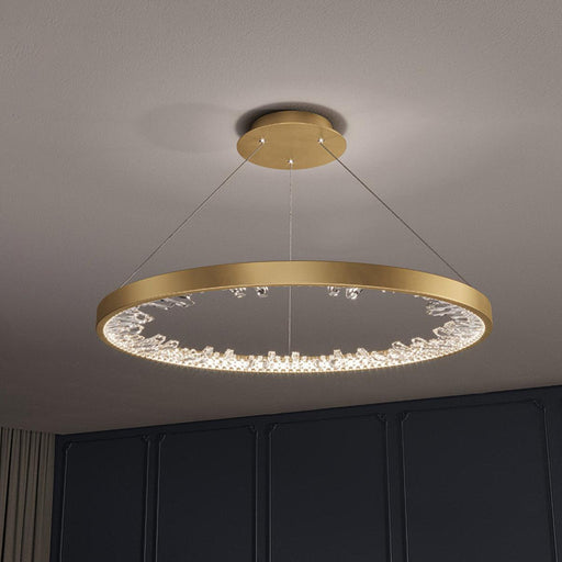 Luxury Circle Crystal Chandelier.