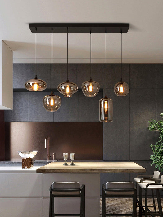 Bottle Glass Pendant Light-DWHOME