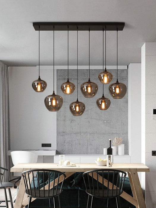 Bottle Glass Pendant Light.