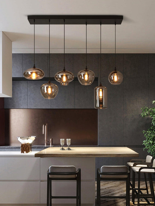 Bottle Glass Pendant Light-DWHOME