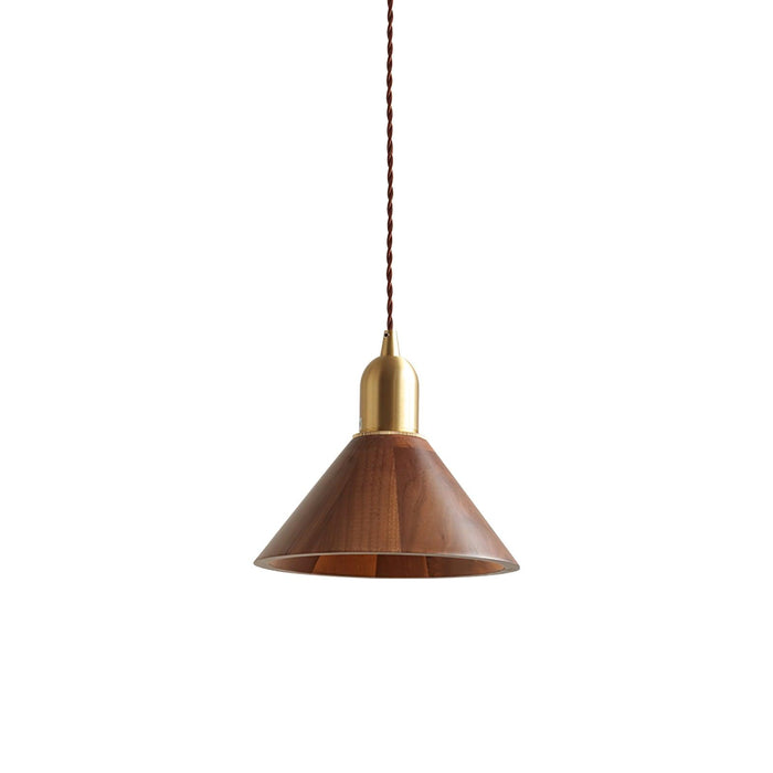 Lyfa Walnut Pendant Light.