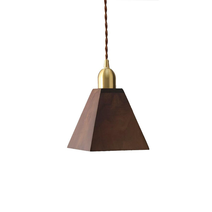 Lyfa Walnut Pendant Light.