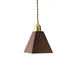 Lyfa Walnut Pendant Light.