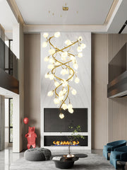 Lysandra Cascade Stairs Chandelier-DWHOME